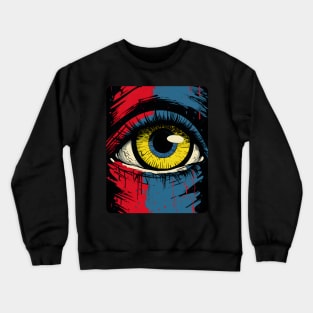 Surrealistic Eye #2 - Comic Book Art Crewneck Sweatshirt